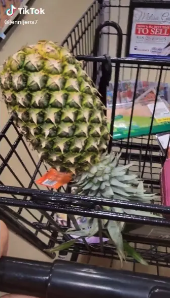 upside down pineapple swinger grocery store